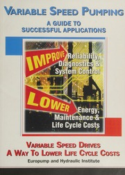 Variable Speed Pumping A Guide To Successful Applications European Association For Pump Manufacturers Hydraulic Institute Us