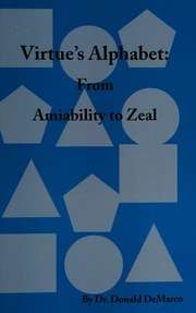 Virtues Alphabet From Amiablity To Zeal Demarco Donald