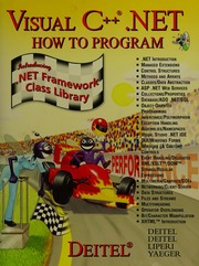 Visual C Net How To Program Deitel Harvey M 1945