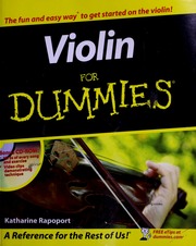 Violin For Dummies Papcdr Edition Katharine Rapoport