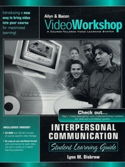 Videoworkshop For Interpersonal Communication Student Learning Guide With Cdrom Disbrow