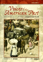 Voices Of The American Past Documents In Us History 4th Ed Hyser