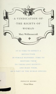 A Vindication Of The Rights Of Woman 2nd Ed Mary Wollstonecraft