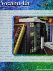 Vocabulit Building Vocabulary Through Literature Book E Student Edition Perfection Learning Firm