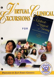 Virtual Clinical Excursions For Lewis Heitkemper And Dirksen Medicalsurgical Nursing Assessment And Management Of Clinical Problems 6th Edition 1st With Cd Edition Giddens