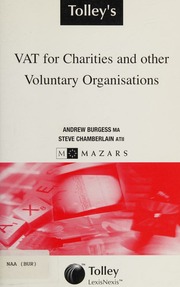 Vat For Charities And Other Voluntary Organisations Burgess Andrew C