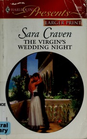 The Virgins Wedding Night Lgr Edition Craven Sara