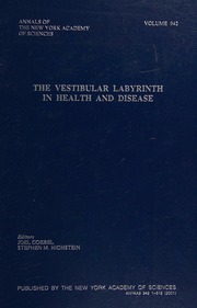 The Vestibular Labyrinth In Health And Disease Goebel Joel A Highstein