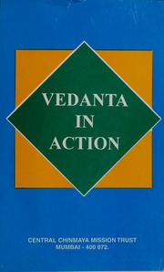 Vedanta In Action Central Chinmaya Mission Trust