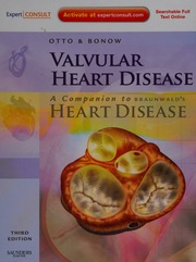 Valvular Heart Disease A Companion To Braunwalds Heart Disease 3rd Ed Otto