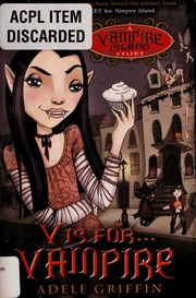 V Is For Vampire Griffin Adele