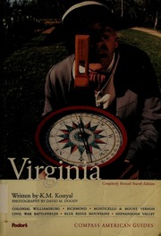 Virginia 4th Edition Kostyal K M 1951 Doody David M
