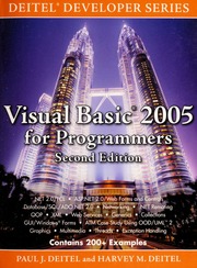 Visual Basic 2005 For Programmers Deitel Harvey M 1945 Deitel
