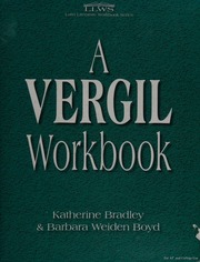 A Vergil Workbook Workbook Edition Bradley Katherine Boyd Barbara Weiden