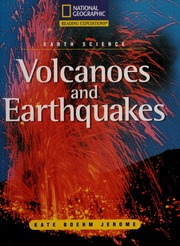 Volcanoes And Earthquakes Jerome Kate Boehm