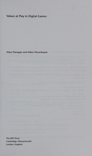 Values At Play In Digital Games Flanagan Mary 1969 Nissenbaum
