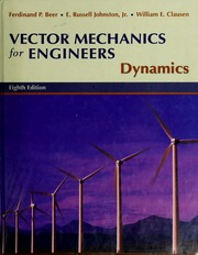 Vector Mechanics For Engineers Dynamics 8 Edition Ferdinand P Beer