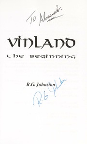 Vinland The Beginning Johnston R G Robert George 1964
