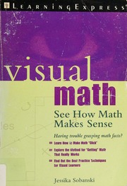 Visual Math See How Math Makes Sense 1 Edition Sobanski Jessika