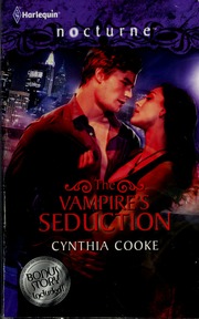 The Vampires Seduction First Edition Cooke Cynthia