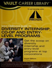 Vaultinroads Guide To Diversity Internship Coop And Entrylevel Programs Vault Firm