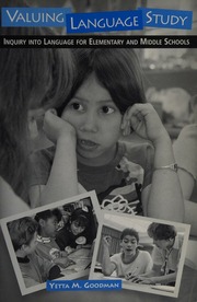 Valuing Language Study Inquiry Into Language For Elementary And Middle Schools Goodman