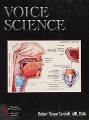 Voice Science 1 Edition Sataloff Robert Thayer