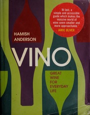 Vino Great Wine For Everyday Life None Anderson Hamish 1972