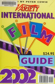 Variety International Film Guide 2002 Cowie Peter Variety