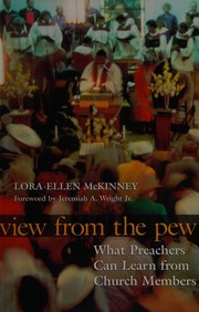 View From The Pew What Preachers Can Learn From Church Members Mckinney