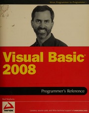 Visual Basic 2008 Programmers Reference Stephens Rod 1961 Mueller