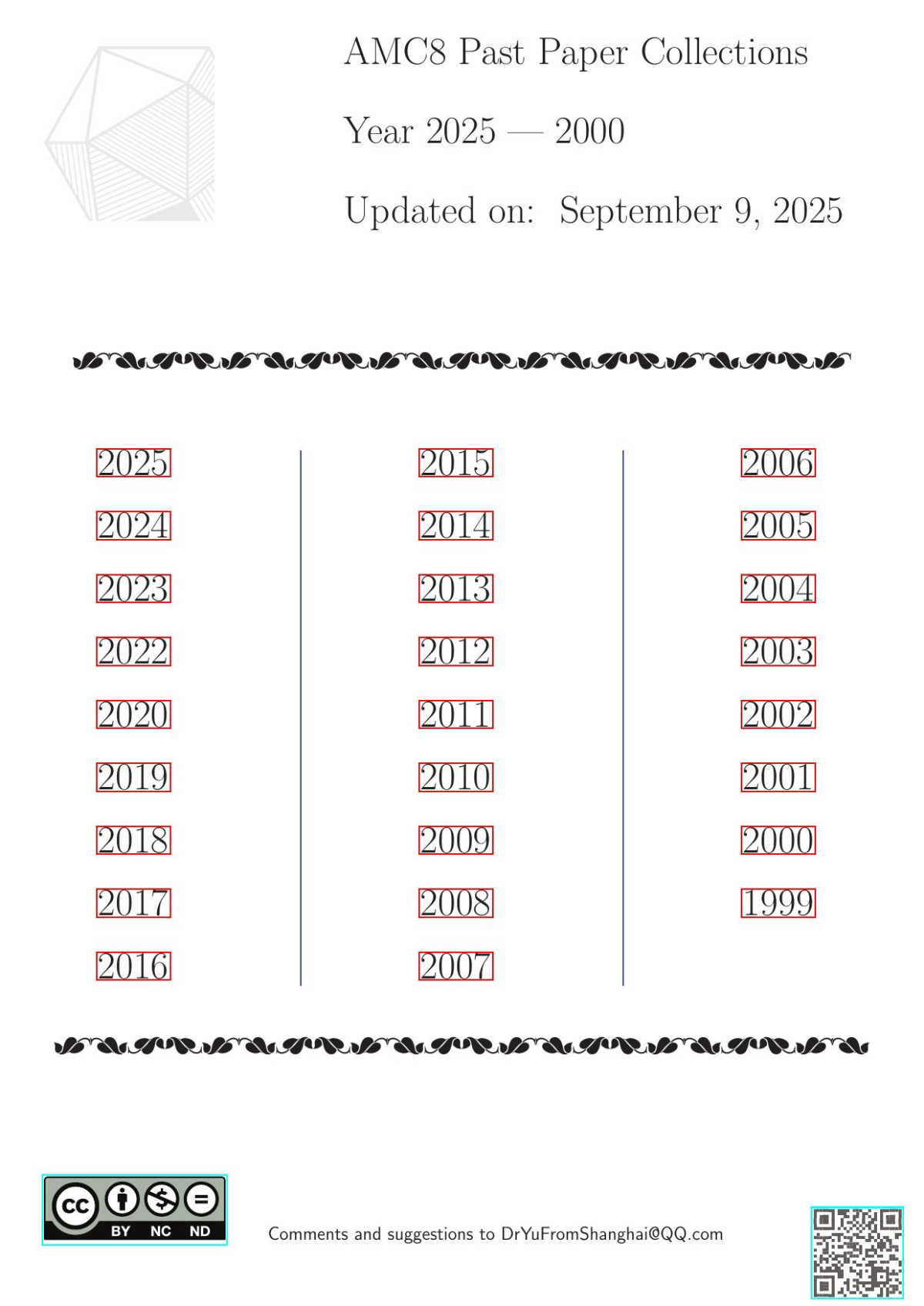 Amc American Mathematics Competitions 8 Collection Wwwcasperycclub