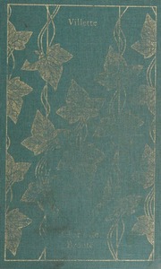 Villette Bronte Charlotte 18161855 Author Cooper Helen M Helen Margaret