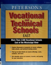 Petersons Vocational And Technical Schools 7 Edition Petersons