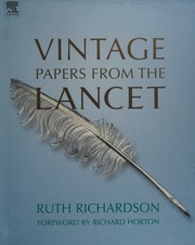 Vintage Papers From The Lancet 1 Edition Richardson Ruth Historian