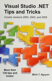 Visual Studio Net Tips And Tricks Nguyen Minh T