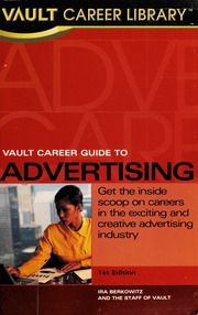 Vault Career Guide To Advertising Ira Berkowitz