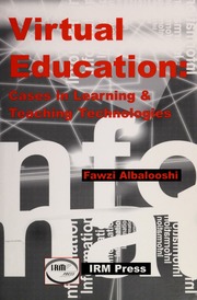 Virtual Education Cases In Learning Teaching Technologies Albalooshi