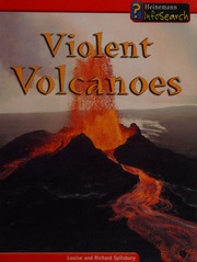 Violent Volcanoes Ill Edition Spilsbury Richard 1963 Spilsbury