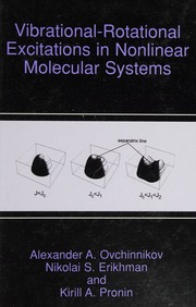 Vibrationalrotational Excitations In Nonlinear Molecular Systems 1 Edition Ovchinnikov