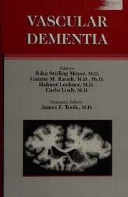 Vascular Dementia New Ed Edition Meyer John Stirling