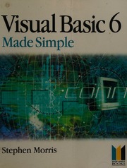 Visual Basic 6 Made Simple 2rev Edition Morris Stephen 1955 Nov 14