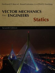 Vector Mechanics For Engineers Statics Beer Ferdinand P Ferdinand Pierre
