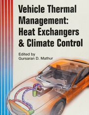 Vehicle Thermal Management Heat Exchangers Climate Control Mathur
