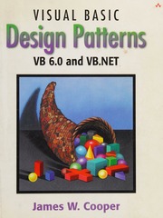 Visual Basic Design Patterns Vb 60 And Vbnet Cooper James William