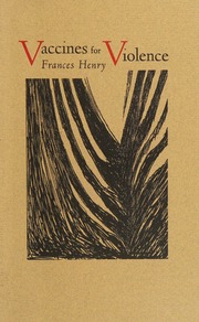 Vaccines For Violence Henry Frances 1931 Korzec Walter
