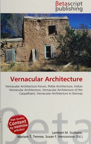 Vernacular Architecture Vernacular Architecture Forum Polite Architecture Indian Vernacular Architecture Vernacular Architecture Of The Carpathians Vernacular Architecture In Norway Surhone