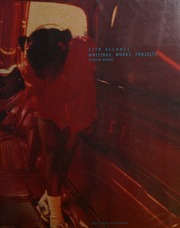 Vito Acconci 2021 Collection Acconci Vito 1940 Moure Gloria