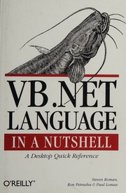 Vbnet Language In A Nutshell A Desktop Quick Reference Steven Roman