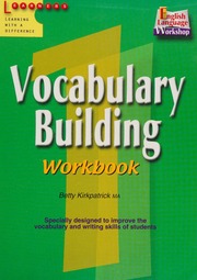 Vocabulary Building Workbook 1 Kirkpatrick E M Elizabeth Mclaren
